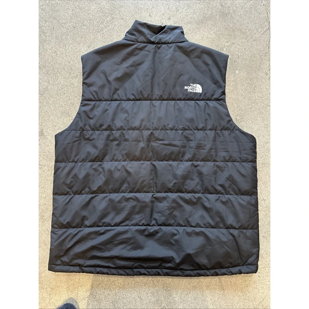The North Face Vest Mens Black‎ Sz XL(T) Sleeveless Nylon Puffer Charles Outdoor